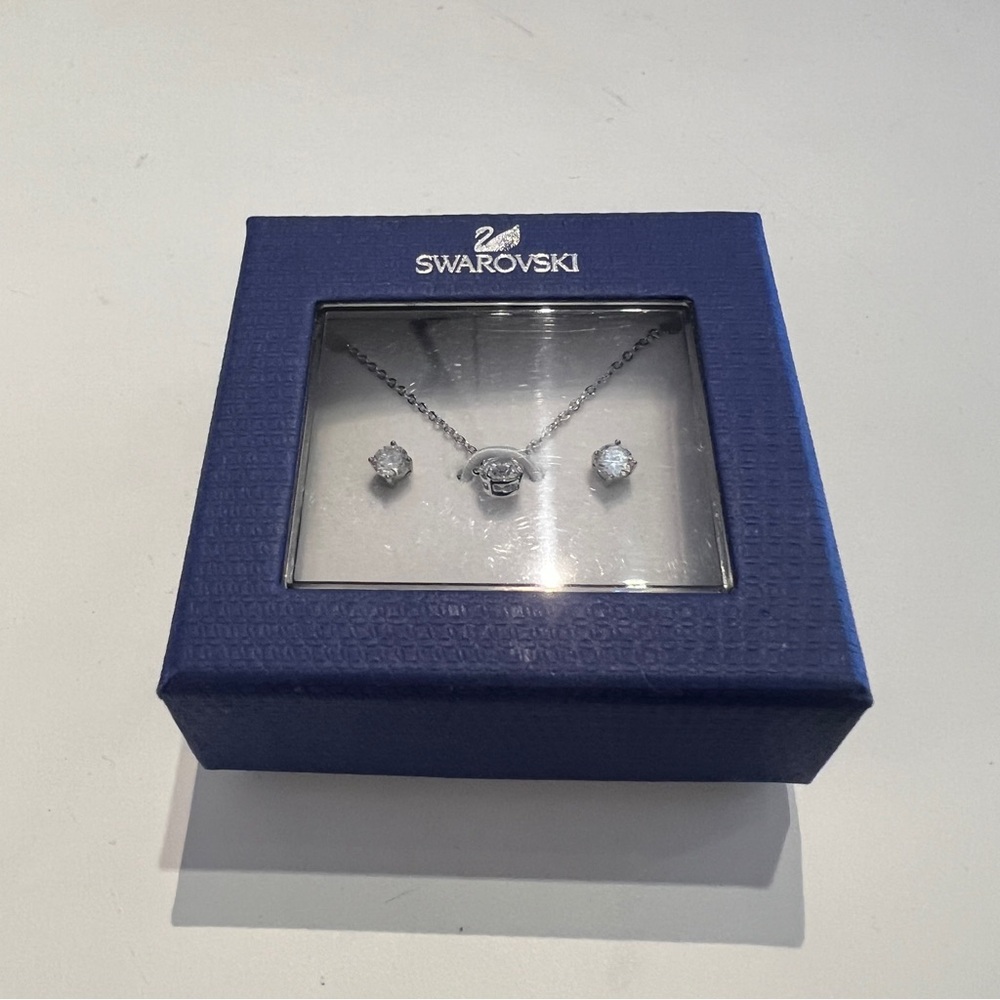 Swarovski Constella Earring and Pendant Set